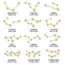 Colar Constelação Zodiacal com Zircônias