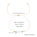 Pulseira Zodiacal com Pedra Natural e Corda Trançada