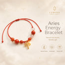 Pulseira Trançada Zodiacal com Pedra Natural
