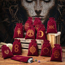 Bolsa de Veludo para Tarô — Fases da Lua