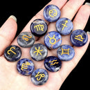 Kit Zodiacal com 12 Pedras Naturais — 12 Signos
