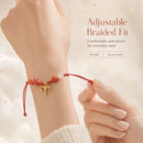 Pulseira Trançada Zodiacal com Pedra Natural