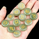 Kit Zodiacal com 12 Pedras Naturais — 12 Signos
