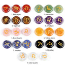 Kit Zodiacal com 12 Pedras Naturais — 12 Signos