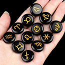 Kit Zodiacal com 12 Pedras Naturais — 12 Signos