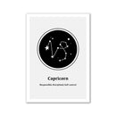 Quadro Decorativo Zodiacal em Tela - Signos