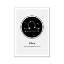 Quadro Decorativo Zodiacal em Tela - Signos