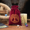 Bolsa de Veludo para Tarô — Fases da Lua