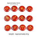 Kit Zodiacal com 12 Pedras Naturais — 12 Signos